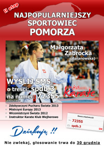 Małgorzata Zabrocka - kandydat na Sportowca Pomorza